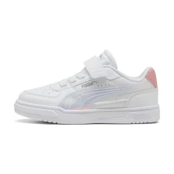 Scarpe Bambina Bianche con Dettagli Iridescenti Puma Caven III Holo