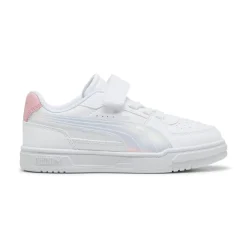 Scarpe Bambina Bianche con Dettagli Iridescenti Puma Caven III Holo