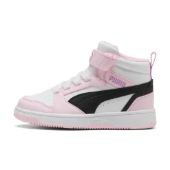 Scarpe Bambina Rosa e Bianche Mid con Strappo Puma Rebound V6