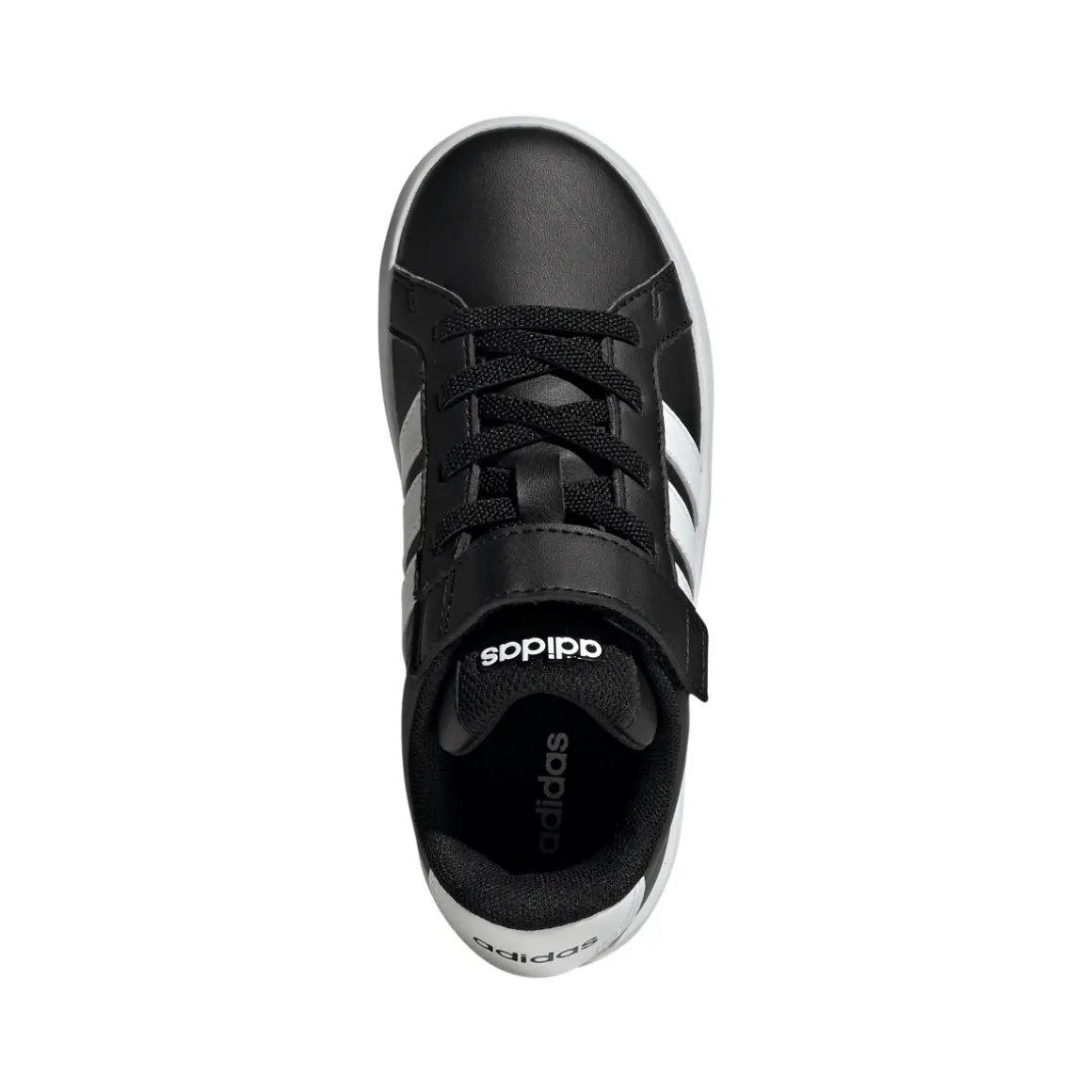 Scarpe Bambino Nere con chiusura Strappo adidas Grand Court 3.0