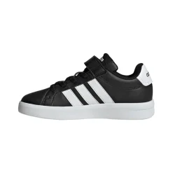 Scarpe Bambino Nere con chiusura Strappo adidas Grand Court 3.0