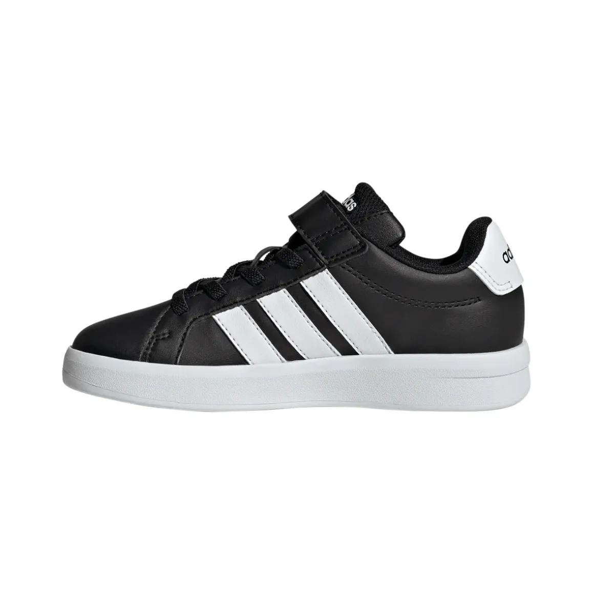 Scarpe Bambino Nere con chiusura Strappo adidas Grand Court 3.0