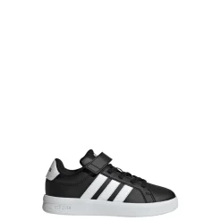 Scarpe Bambino Nere con chiusura Strappo adidas Grand Court 3.0