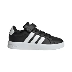 Scarpe Bambino Nere con chiusura Strappo adidas Grand Court 3.0