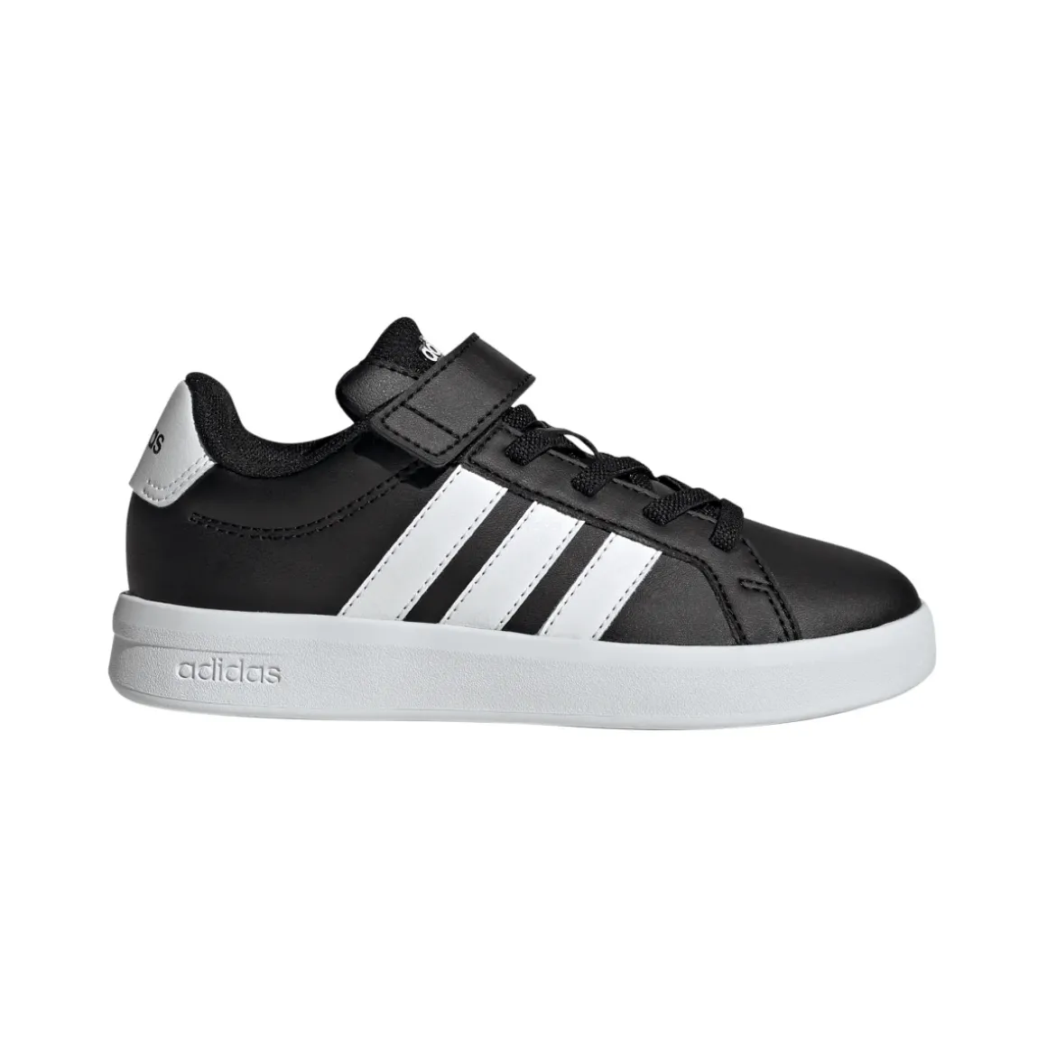 Scarpe Bambino Nere con chiusura Strappo adidas Grand Court 3.0
