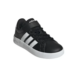 Scarpe Bambino Nere con chiusura Strappo adidas Grand Court 3.0