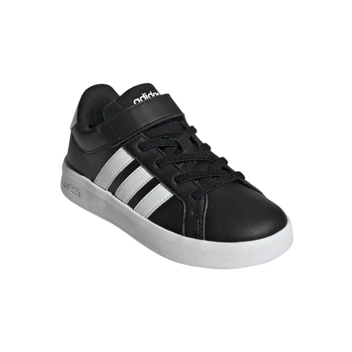 Scarpe Bambino Nere con chiusura Strappo adidas Grand Court 3.0
