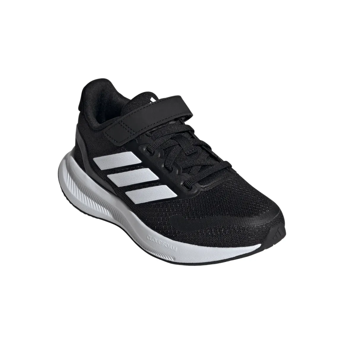 Scarpe Bambino Nere con Strappo e Cloudfoam adidas Runfalcon 5