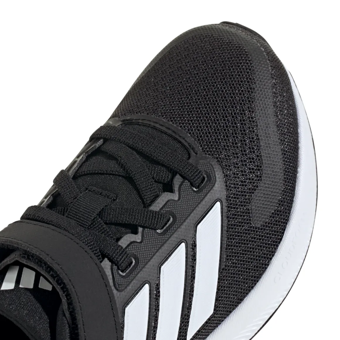 Scarpe Bambino Nere con Strappo e Cloudfoam adidas Runfalcon 5