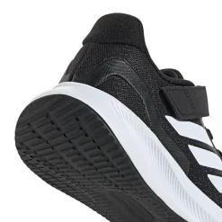 Scarpe Bambino Nere con Strappo e Cloudfoam adidas Runfalcon 5