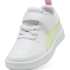 Scarpe bianche da Bambina con strappo e dettagli colorati Puma Rickie