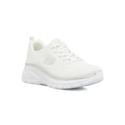 Scarpe bianche da Donna in tessuto mesh Skechers fashion Fit 2.0