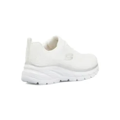 Scarpe bianche da Donna in tessuto mesh Skechers fashion Fit 2.0