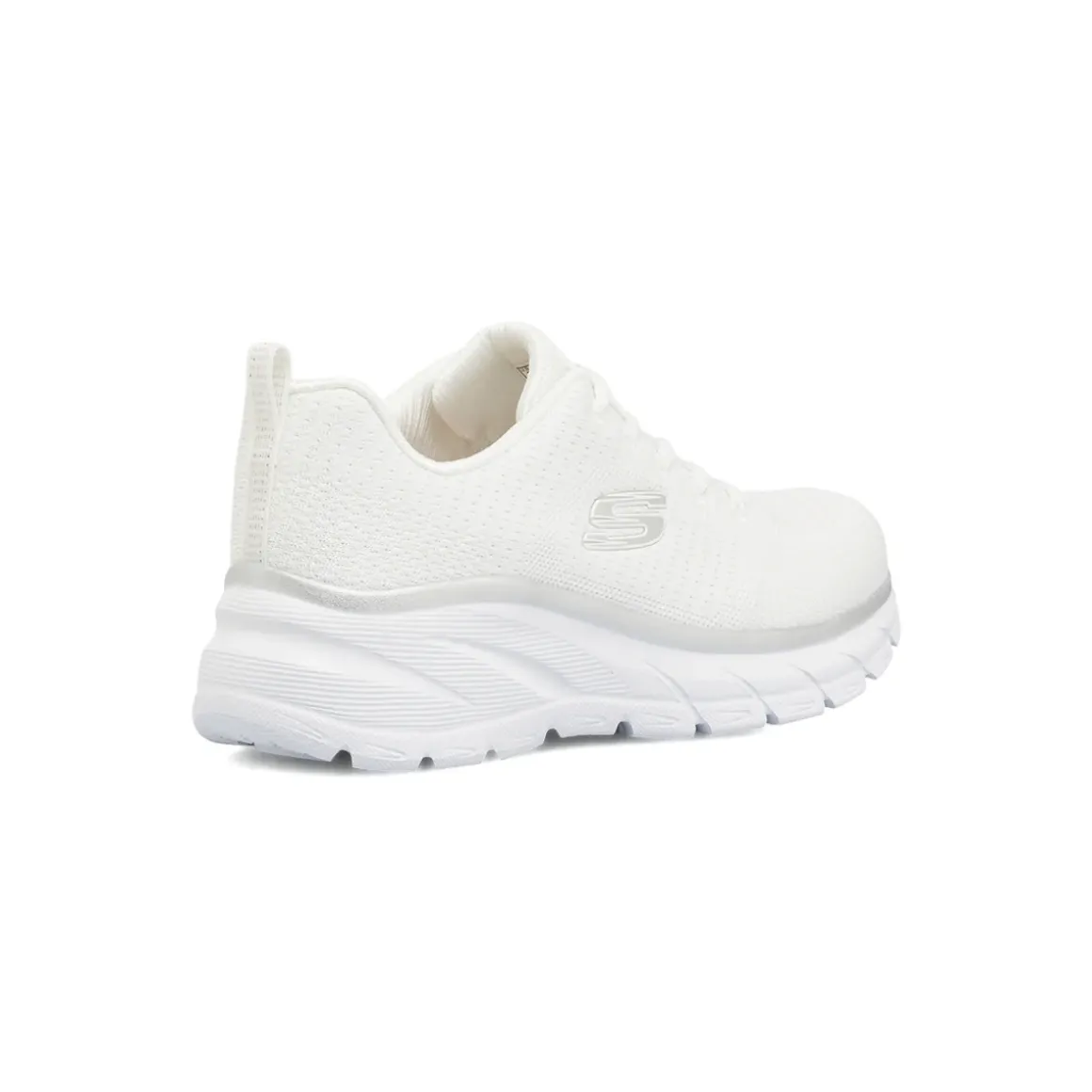 Scarpe bianche da Donna in tessuto mesh Skechers fashion Fit 2.0