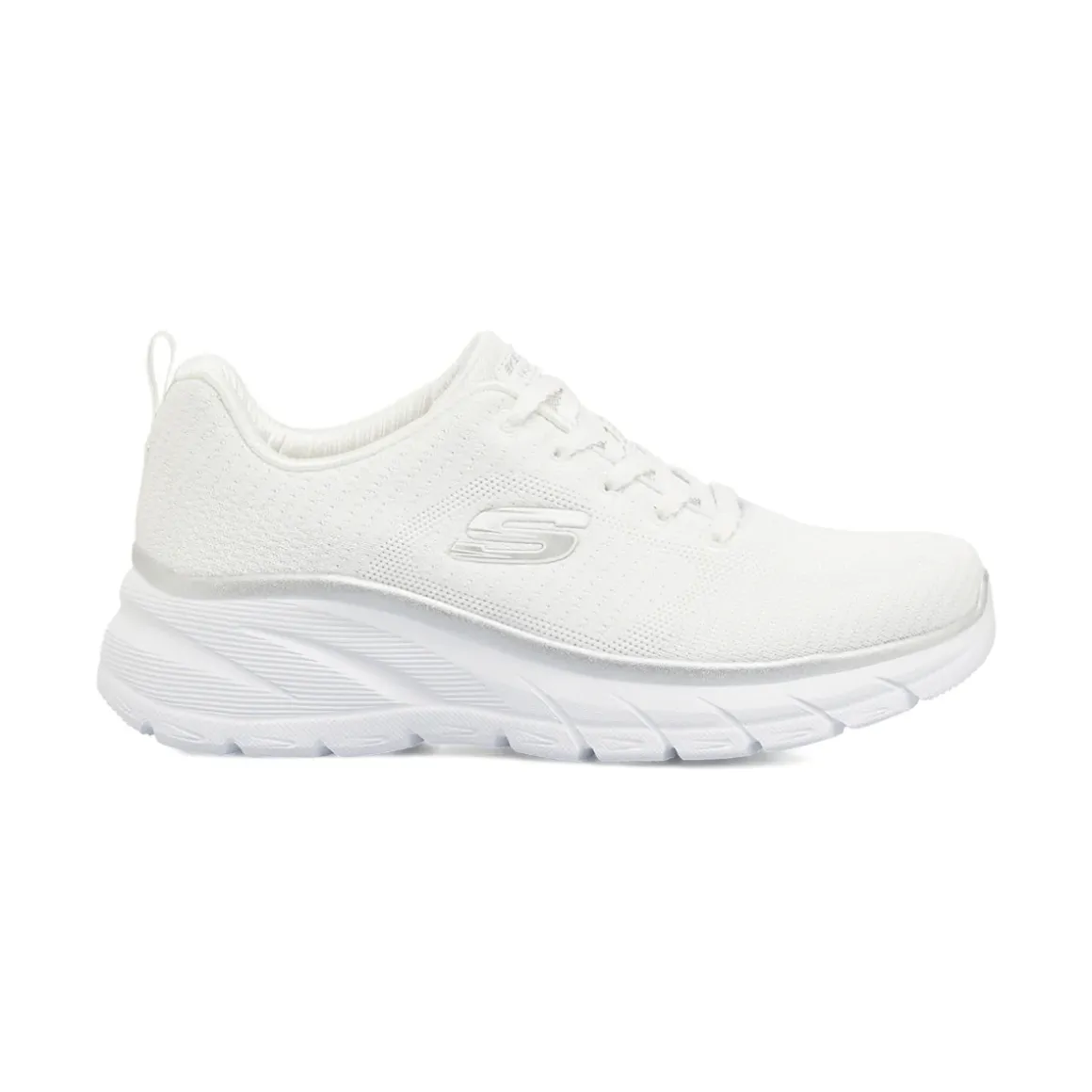 Scarpe bianche da Donna in tessuto mesh Skechers fashion Fit 2.0