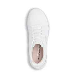 Scarpe bianche da Donna in tessuto mesh Skechers fashion Fit 2.0