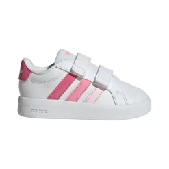 Scarpe bianche Primi passi Bambina con strappo adidas Grand Court 3.0