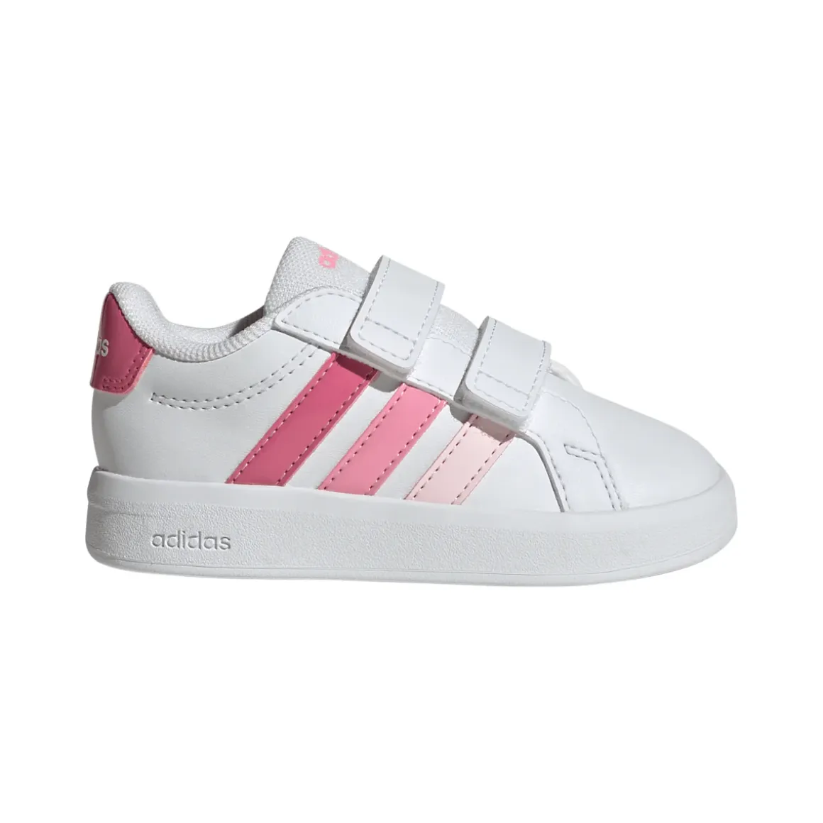 Scarpe bianche Primi passi Bambina con strappo adidas Grand Court 3.0