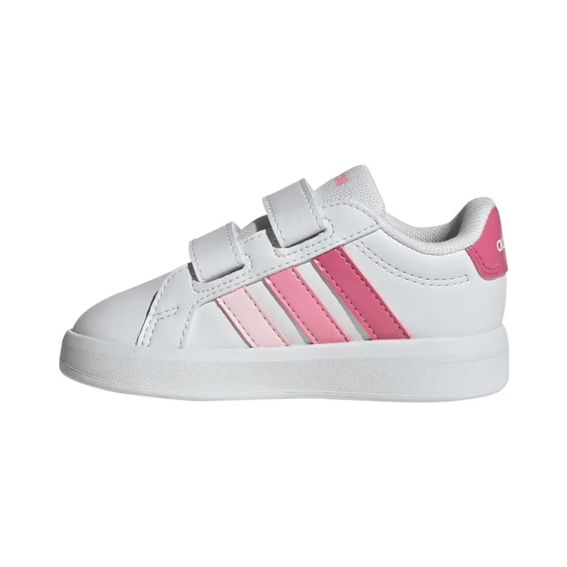 Scarpe bianche Primi passi Bambina con strappo adidas Grand Court 3.0