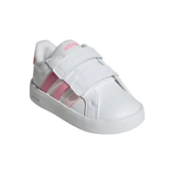 Scarpe bianche Primi passi Bambina con strappo adidas Grand Court 3.0