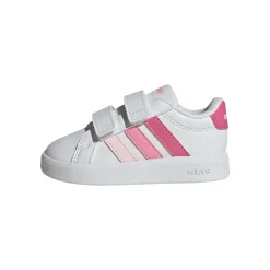 Scarpe bianche Primi passi Bambina con strappo adidas Grand Court 3.0