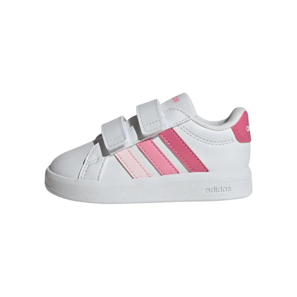 Scarpe bianche Primi passi Bambina con strappo adidas Grand Court 3.0