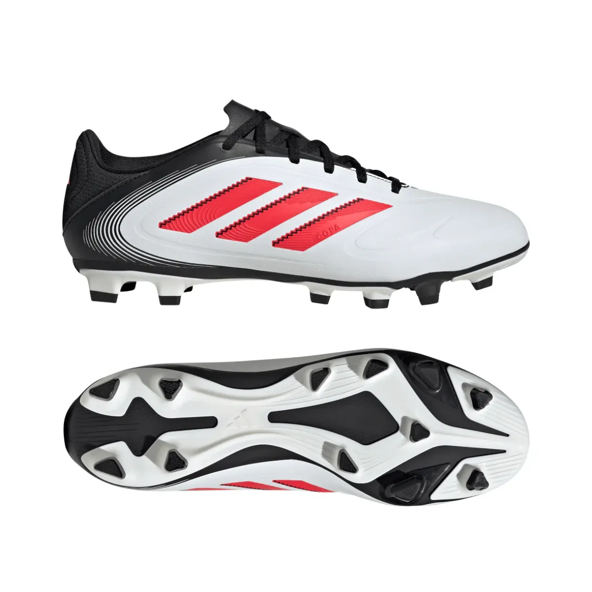 Scarpe Calcio bianche e nere adidas Copa Pure Club III FG/AG