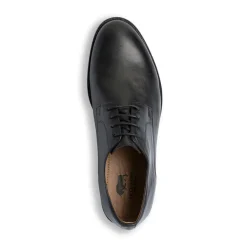 Scarpe Classiche Uomo Nere in pelle con cuciture Decorative Riflessi Urbani