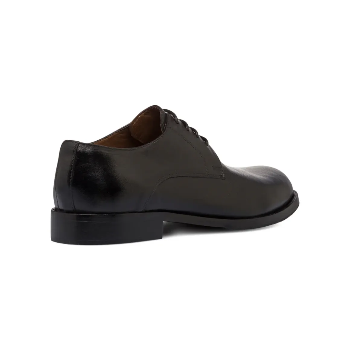 Scarpe Classiche Uomo Nere in pelle con cuciture Decorative Riflessi Urbani