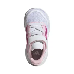 Scarpe da bambina bianche con chiusura a strappo adidas RUNFALCON 5