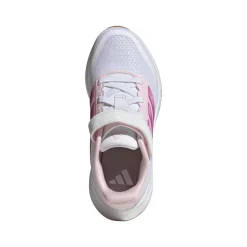 Scarpe da Bambina bianche e rosa con strappo adidas Runfalcon 5