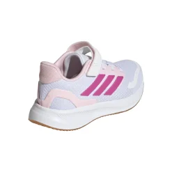 Scarpe da Bambina bianche e rosa con strappo adidas Runfalcon 5