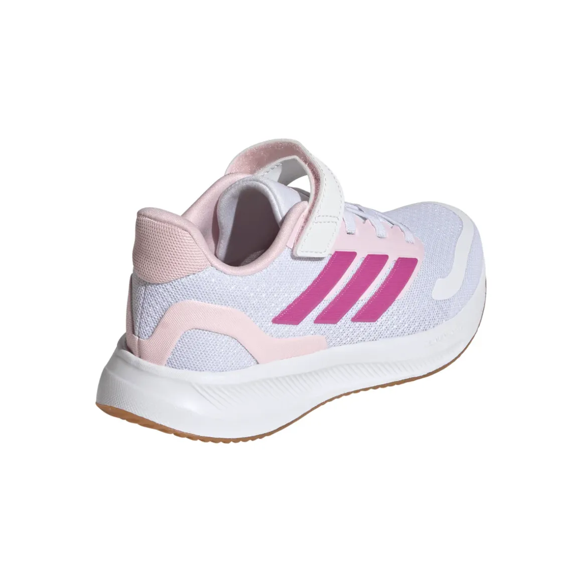 Scarpe da Bambina bianche e rosa con strappo adidas Runfalcon 5
