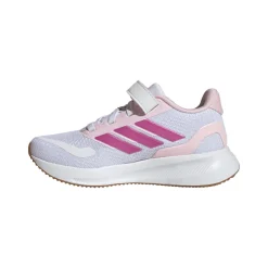 Scarpe da Bambina bianche e rosa con strappo adidas Runfalcon 5