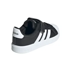Scarpe da bambino nere adidas STREETTALK con strappo
