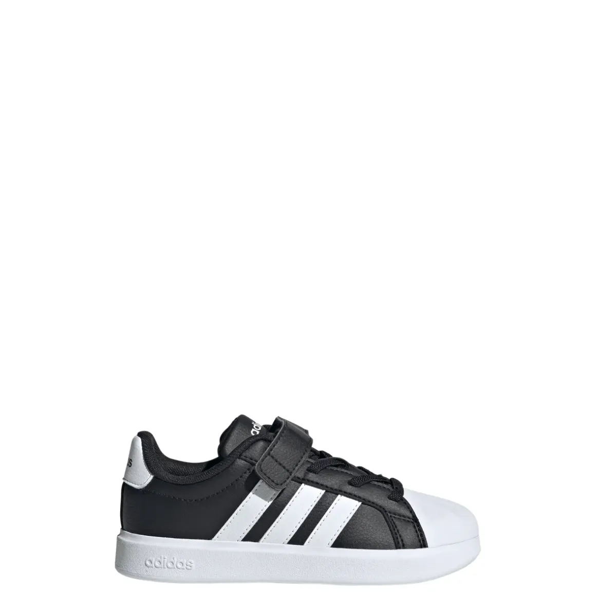Scarpe da bambino nere adidas STREETTALK con strappo