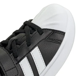 Scarpe da bambino nere adidas STREETTALK con strappo