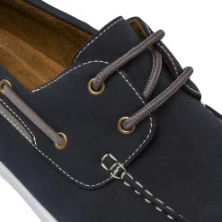 Scarpe da barca Blu da Uomo con cuciture a contrasto Riflessi Urbani