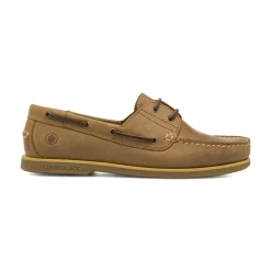 Scarpe da barca Uomo Marroni con effetto nabuk e lacci Lumberjack