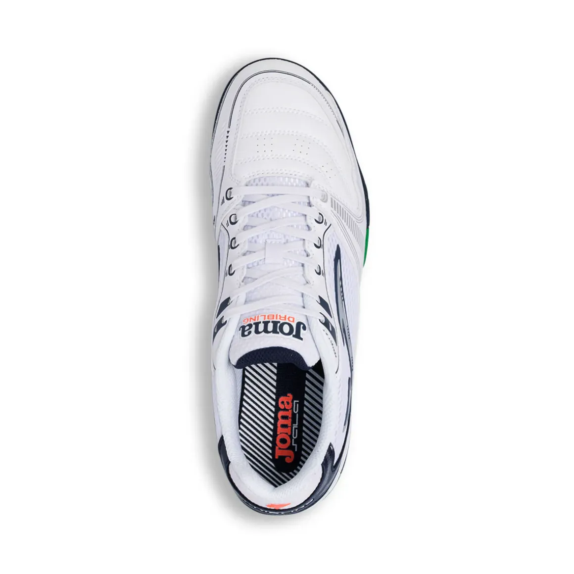 Scarpe da Calcetto bianche da Uomo Joma Dribling 2502 TF