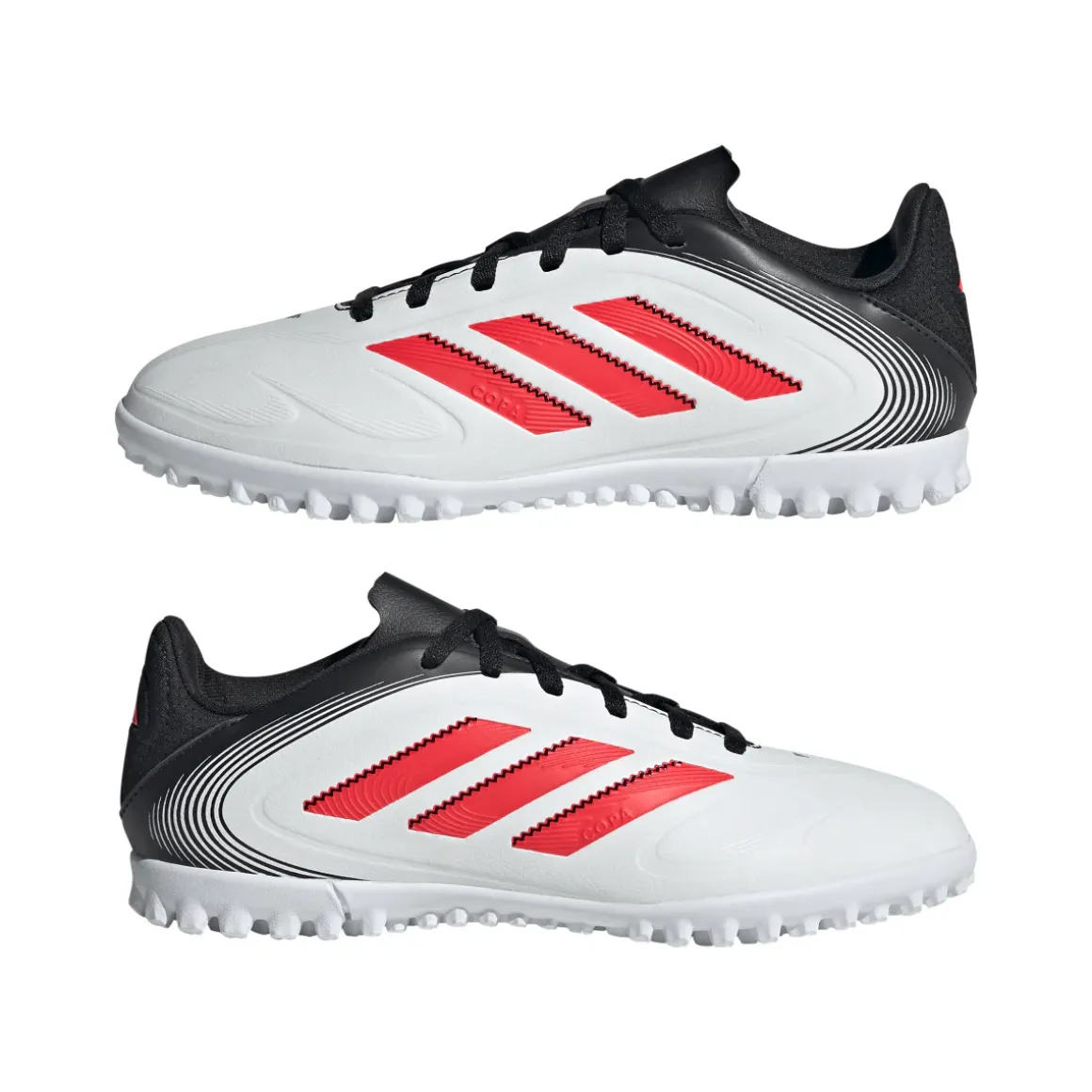 Scarpe da Calcetto bianche da ragazzo adidas Copa Pure Club III