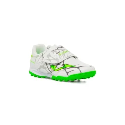 Scarpe da Calcetto bianche da Ragazzo Joma Supercopa con strappo
