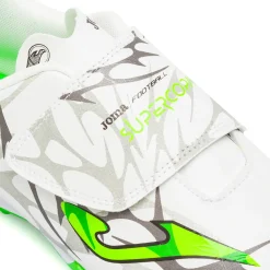 Scarpe da Calcetto bianche da Ragazzo Joma Supercopa con strappo