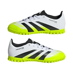 Scarpe da Calcetto Bianche e Giallo da Bambino adidas Predator Club TF