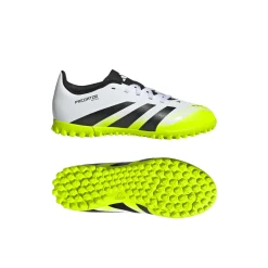 Scarpe da Calcetto Bianche e Giallo da Bambino adidas Predator Club TF