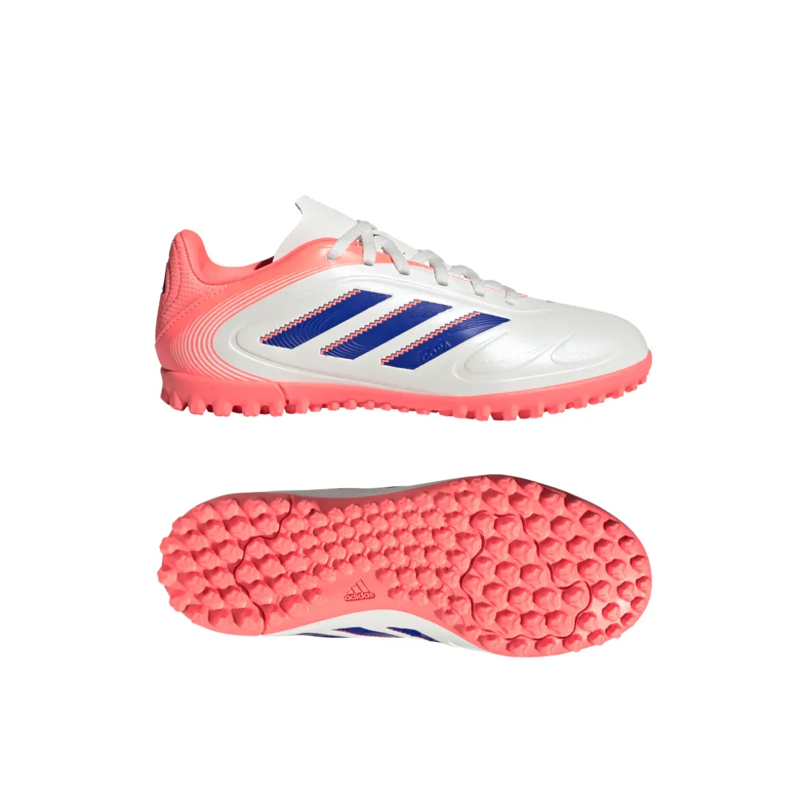 Scarpe da Calcetto da Ragazzo bianche adidas Copa Pure III Club TF