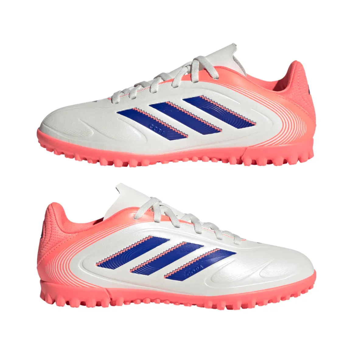 Scarpe da Calcetto da Ragazzo bianche adidas Copa Pure III Club TF