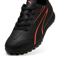 Scarpe da calcetto da Ragazzo Nere con logo Arancione Puma Vitoria