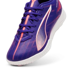 Scarpe da calcetto da ragazzo viola Puma Ultra 5