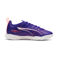 Scarpe da calcetto da ragazzo viola Puma Ultra 5